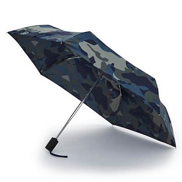 Akcesoria Kipling New Printed Umbrella Auto Open Szare Camo | PL 1504WN